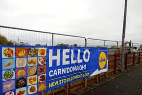The new LIDL supermarket store site on Station Road in Carndonagh.