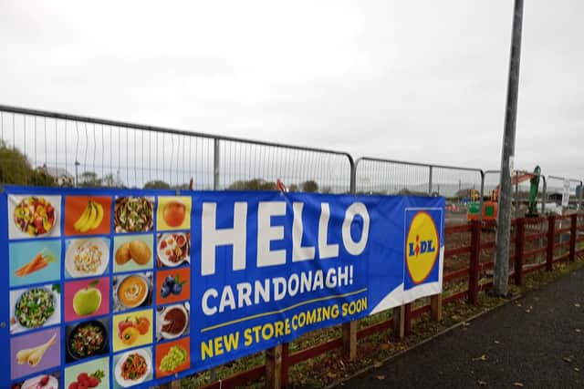 The new LIDL supermarket store site on Station Road in Carndonagh.