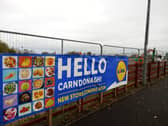 The new LIDL supermarket store site on Station Road in Carndonagh.