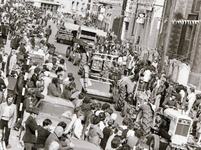 Folk music, dance and dress in Letterkenny and Buncrana in 1975.