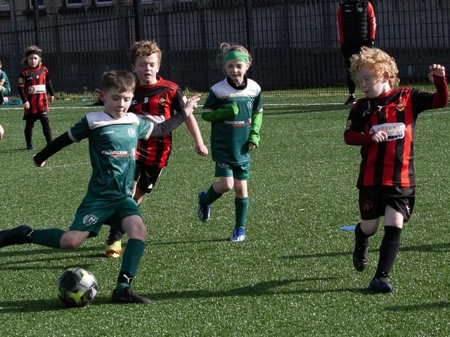 Goal action from Saturday's 2017s Sean O'Kane Memorial Cup between Foyle Harps and Phoenix Swifts at St. Joseph's Boys School.