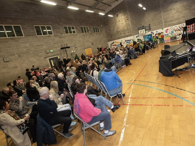 A packed house take their seats before the start of 'City Til I Die' premiere on Tuesday night. (Photo: Jim McCafferty)