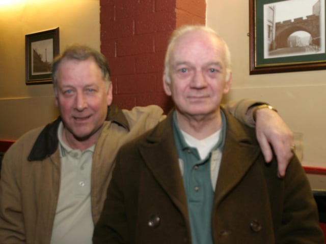 Out and about in The Talk of the Town in early 2004.