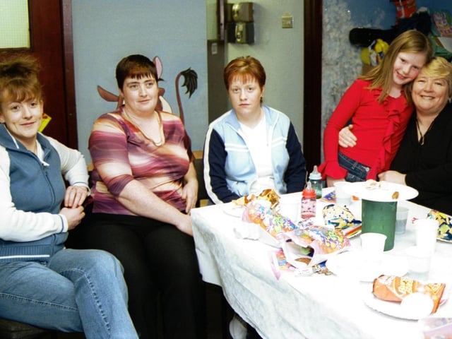 At the Templemore Sports Complex birthday party were L/R:- Edel O'Reilly, Roisin McCallion, Karen Webb, Rebekah Deery and Emma Deery.