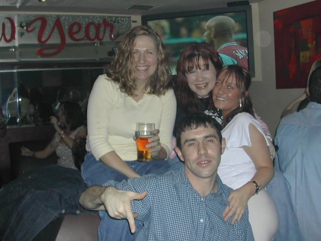 A night at The Metro, January 2003.