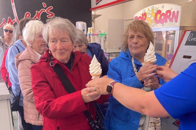 The Western Trust Chat Tea Train has yet again seen huge crowds avail of the day out, this time to the seaside, as passengers set off from Derry for Portrush.