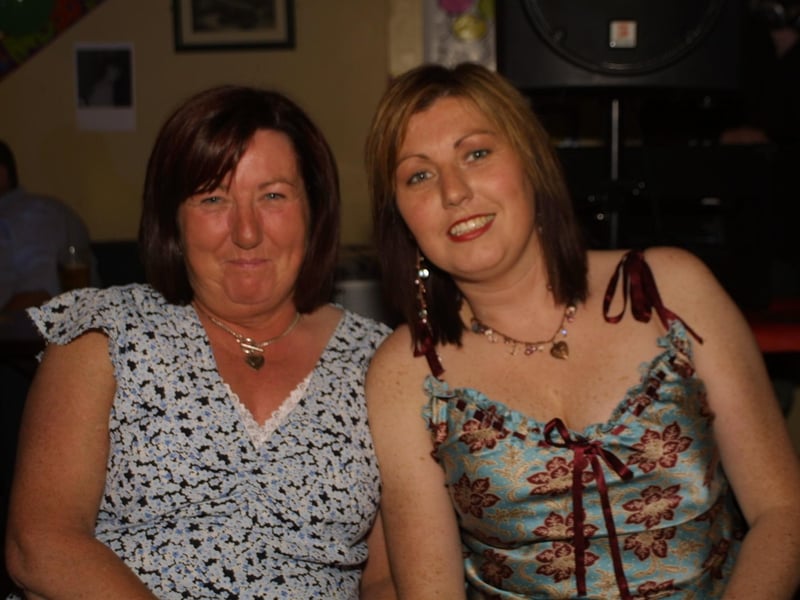 Parties and celebrations in Derry back in August 2004. Rosemary Coyle and Michelle Bratton