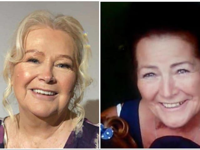Annette McDaid (left) passed away just nine months after her younger sister Kitty.