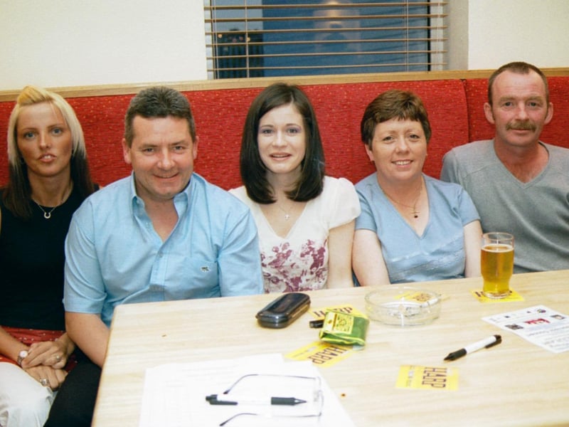 The 'Ollie G's Greeners' team were L/R:- Tara Powell, Olliver Green, Louise Hughes, Ann-Marie Kelly and Bobby Kelly. 190803HG6