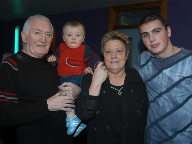 Parties and celebrations in February 2005: Betty & Johnny McDaid anniversary.