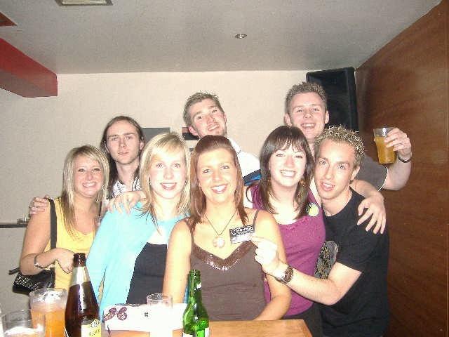 A night out in Derry bars in October 2005