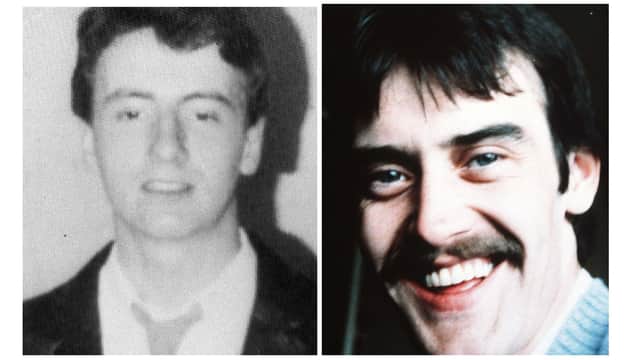 William Fleming (left) and Danny Doherty were shot dead by the SAS in grounds of Gransha Hospital, Derry in December 1984. (Pacemaker)