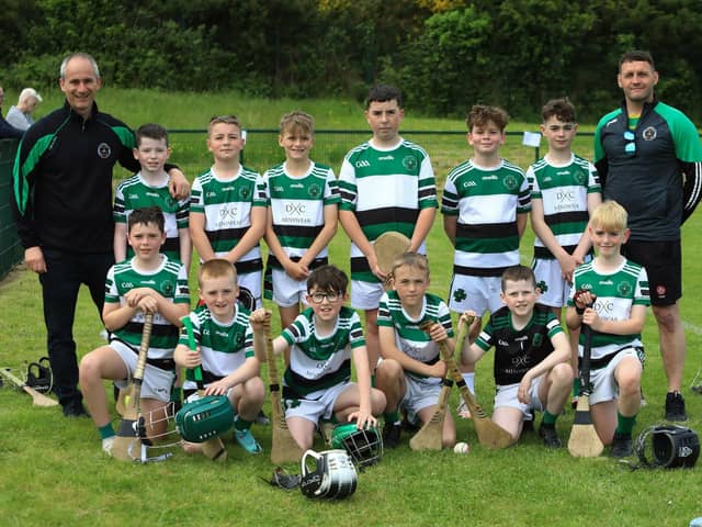 Na Magha hurlers pictured at the annual Sean Mellon Hurling Festival hosted by the club on Saturday. Photo: George Sweeney.