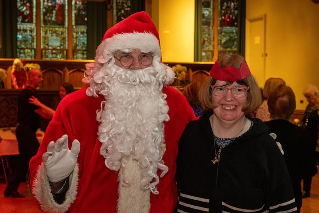The Guildhall was the setting as the Mayor Councillor Lilian Seenoi-Barr hosted a festive tea dance. Picture Martin McKeown. 11.12.24 : .