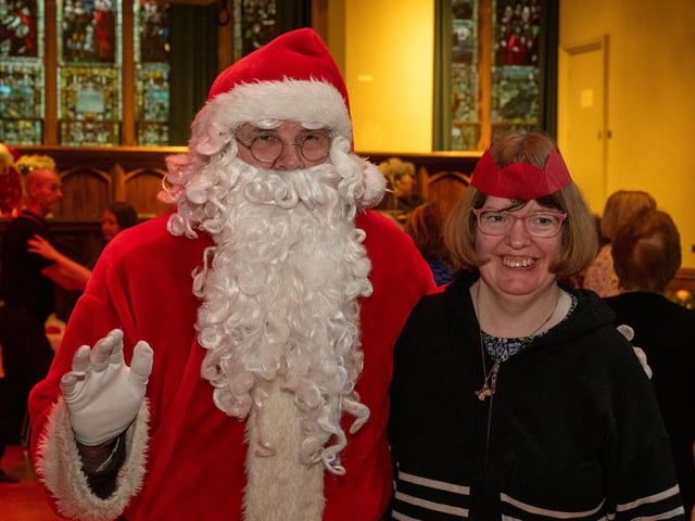 The Guildhall was the setting as the Mayor Councillor Lilian Seenoi-Barr hosted a festive tea dance. Picture Martin McKeown. 11.12.24 : .