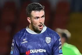 Michael Duffy has scored four goals for Derry City so far this season. Photograph: Kevin Moore/MCIphoto