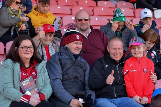 Derry fans at the game against Donegal. Photo: George Sweeney