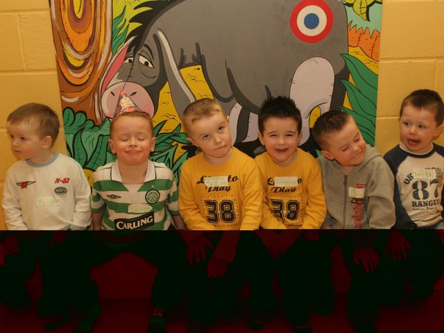 Birthday boy Caolan McBertie in February 2005.