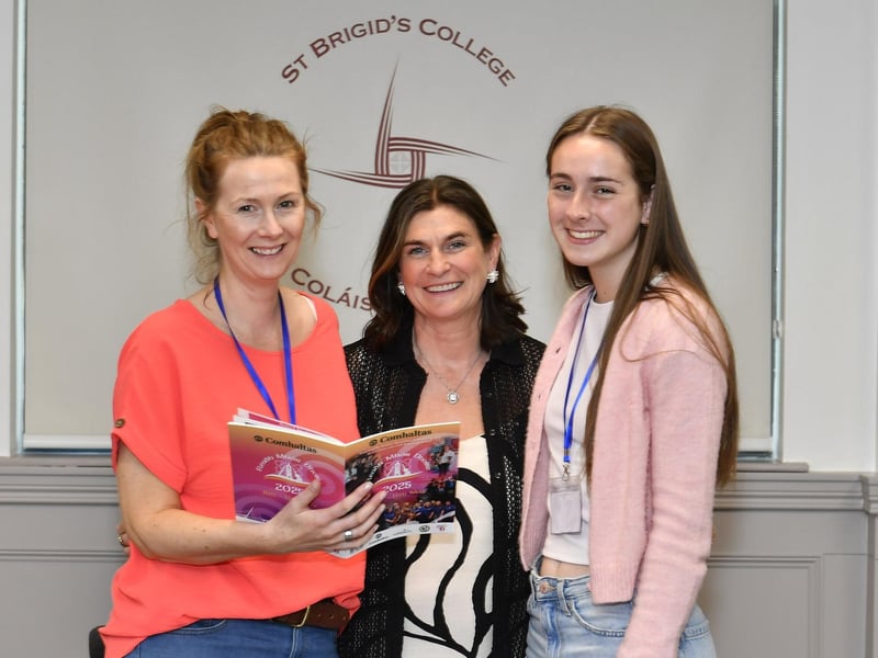 Emma, Laura and Moira, Fleadh Mhór Dhoíre administrators.  Photo: George Sweeney