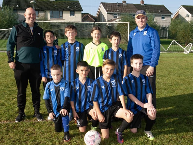 The Oxford United 2013 team who played in the Sean O'Kane Memorial Tournament at St. Joseph's Boys' School on Sunday.