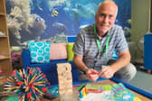 Basil Dalton NSPCC NI volunteer at the Derry Young Witness Service Centre