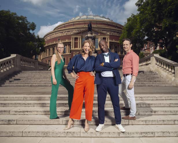 Anna Lapwood, Katie Derham, Clive Myrie and Iestyn Davies