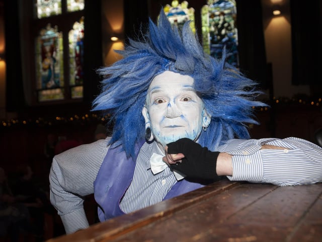 One of the many characters at Saturday’s Mayor’s Magical Christmas Experience in the Guildhall.:.