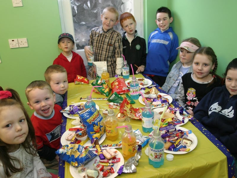 Parties and celebrations back in 2004: Michael Collett.