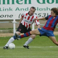 87 photographs of Derry City versus the greats: Barcelona 2003