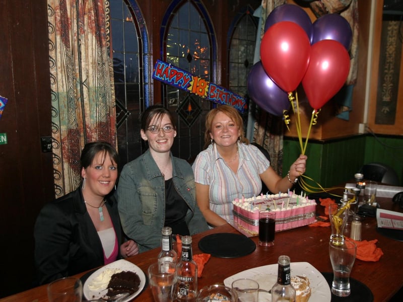 Catherine Quinn's 18th birthday celebrations with cake!