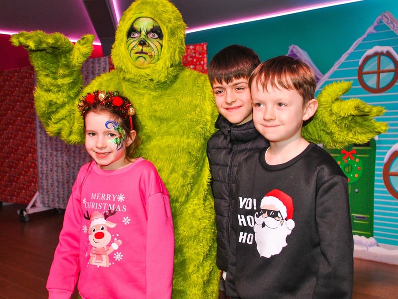 'Twas the week before Christmas' in Studio 2 in Derry with the Grinch, Santa, Mrs Claus, Cindy Lou Who, the elves and a Christmas Fairy.