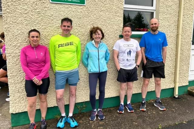 The Clann na nGael runners are all set for the Waterside Half Marathon in September.