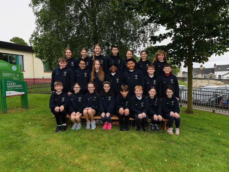 Mr Herron’s P7 class at Good Shepherd Primary School.