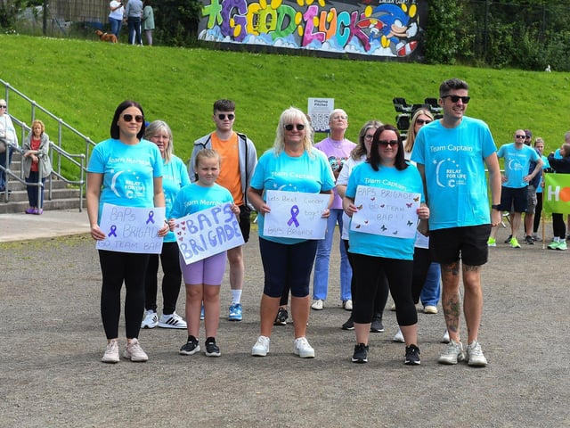 Forty teams, fundraising in the fight to beat cancer, participated in the 24 hour Legenderry Relay for Life at St Columba’s Park on Saturday. Photo: George Sweeney.