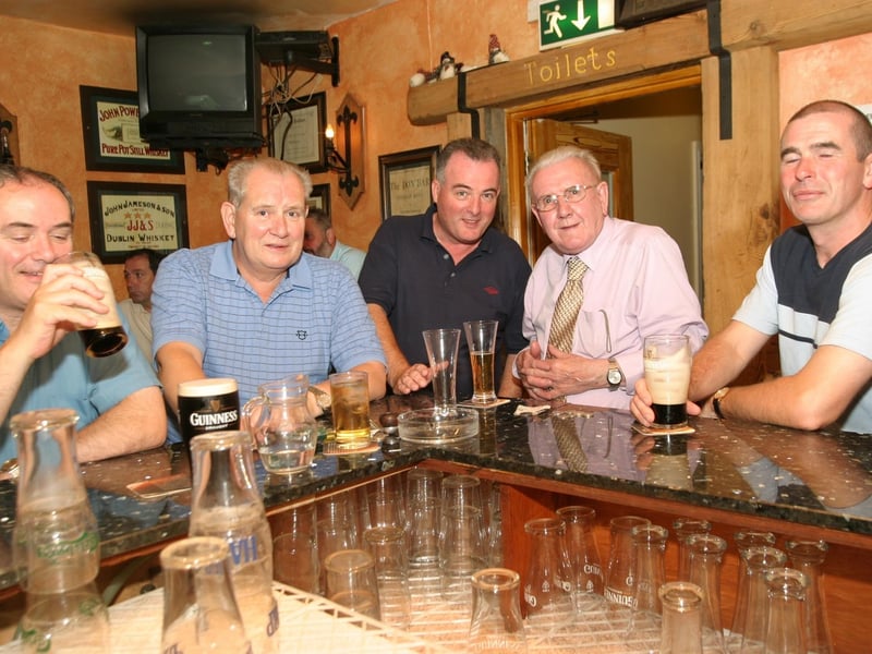 Pictured are patrons and staff at the Don Bar in Derry back in 2004.