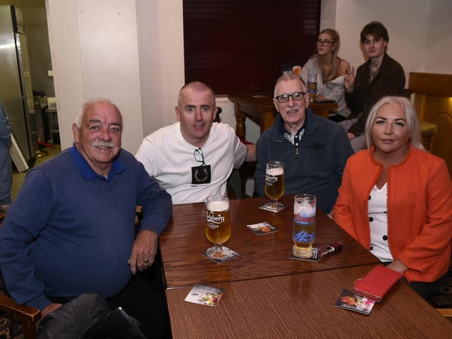 Seamus Carlin, Emmett and Seamus Harkin and Katrina Carlin pictured at the Gransha Club.