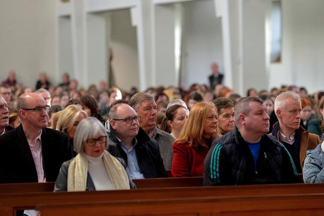 There was a large attendance at the St Cecilia’s College Carol Service held in St Mary’s Church, Creggan, on Tuesday afternoon. Photo: George Sweeney. DER2251GS – 02