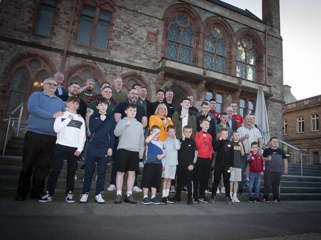 Mayor's reception for St Joseph's ABC. Picture by Jim McCafferty.