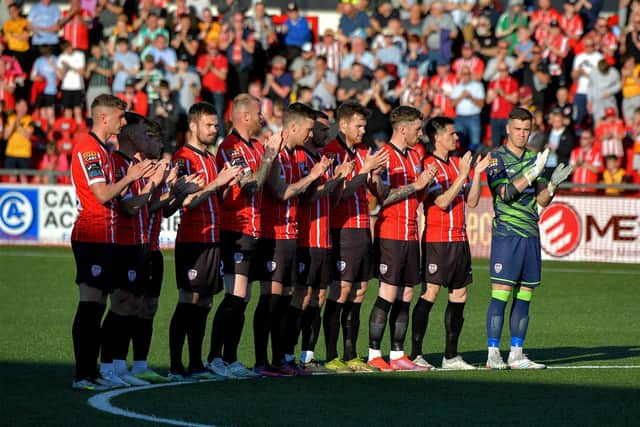 Mark Connolly says there will be no hiding places for under par Derry City when Bohs visit Brandywell. Photo: George Sweeney. DER2321GS - 83