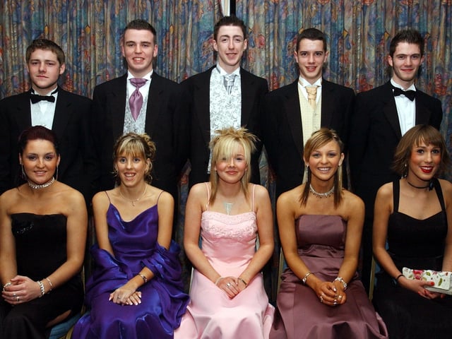 St Columb's College Formal 20 years ago in Derry in 2003