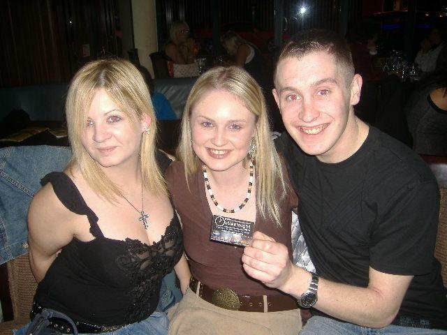 Revellers enjoying a night out in Sugar nightclub in late October, 2005.