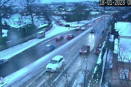 The situation in the Waterside this morning.