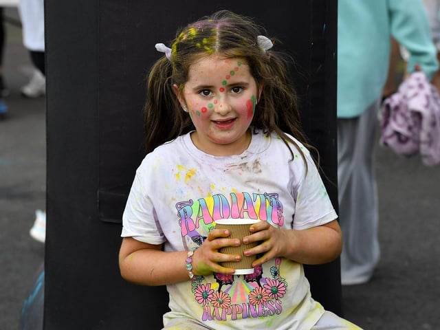 Children’s ‘Colour Dash’ at Na Piarsaigh prior to the club’s Dermot McCrossan Canter the Corrody 5km event, held on Sunday evening last. Photo: George Sweeney