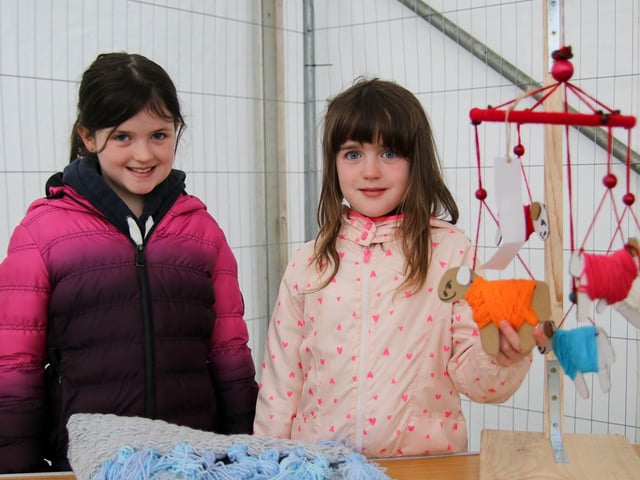 Sisters Amelia and Leah Parkhill. (Photo - Deirdre Heaney, nwpresspics)