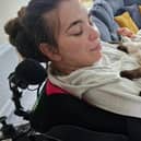 Christine with her beloved cat Misty