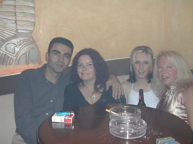 A night out at Café Roc / Earth in Derry in January 2003.