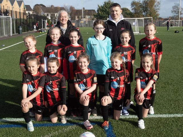 Phoenix Athletic Girls 2017s who played in the Sean O'Kane Memorial Cup at St. Joseph's Boys' School on Saturday morning. (Photos: Jim McCafferty Photography)