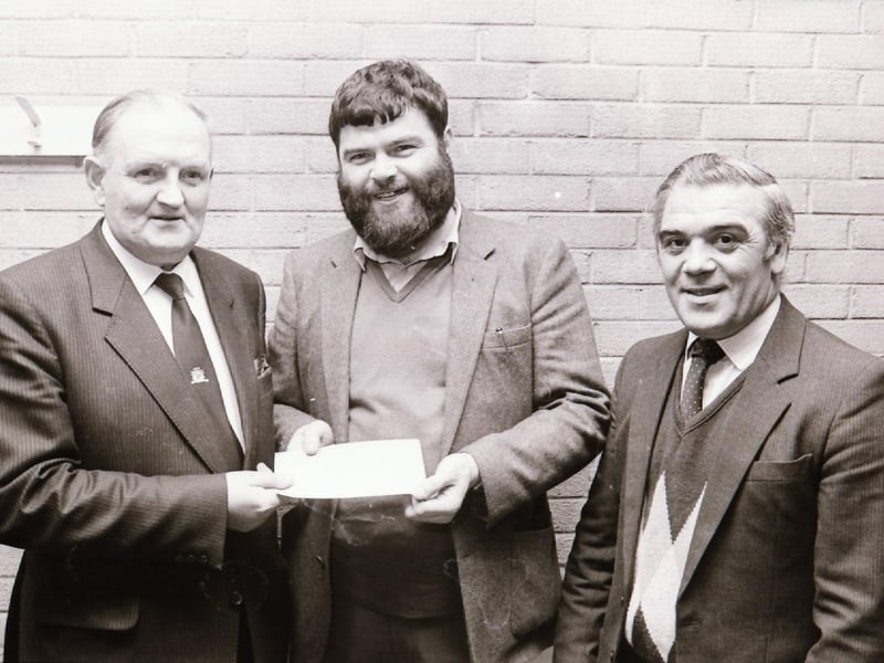Derry City cheque to Tristar.