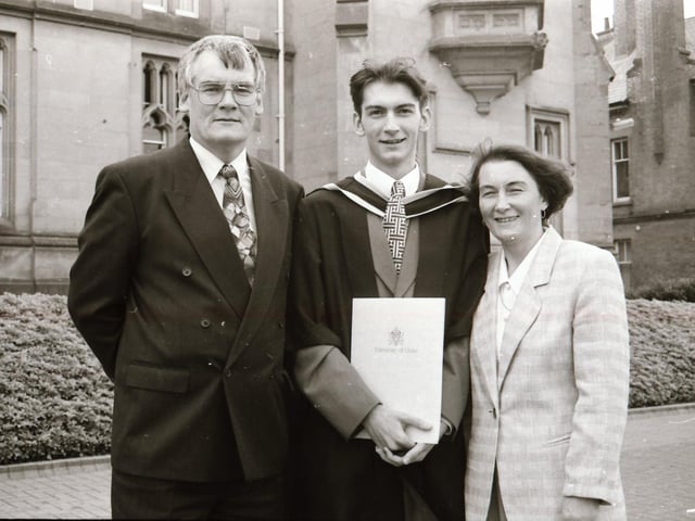 Graduates from Derry’s Magee, back in July 1995.