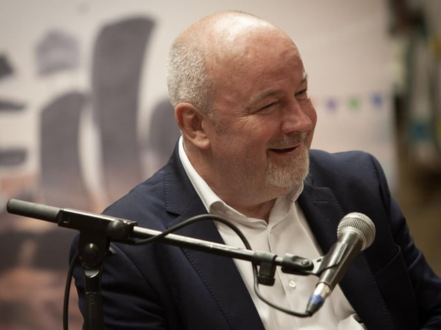 Brian Rowan in Pilot's Row.